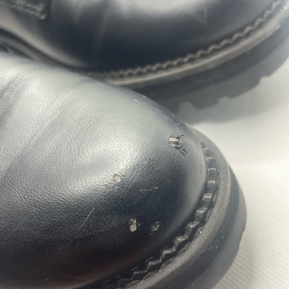 Girls' Zipper Lace-Up Boots Black Size 6 - Picture 10 of 12